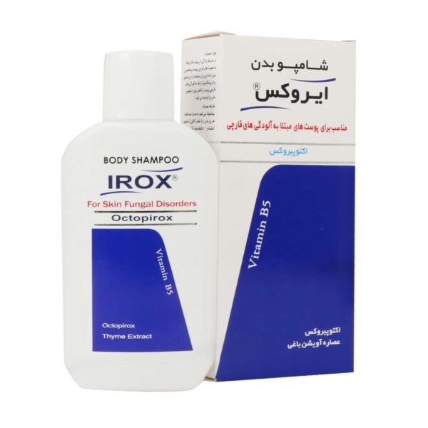 شامپو بدن ضد قارچ اکتو پیروکس 1 درصد ایروکس 200 گرم - Image 2