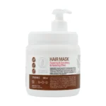 ماسک مو پمپی کاکائو داخل حمام بیول مناسب موی رنگ شده و آسیب دیده 500 میلی لیتر - Image 3