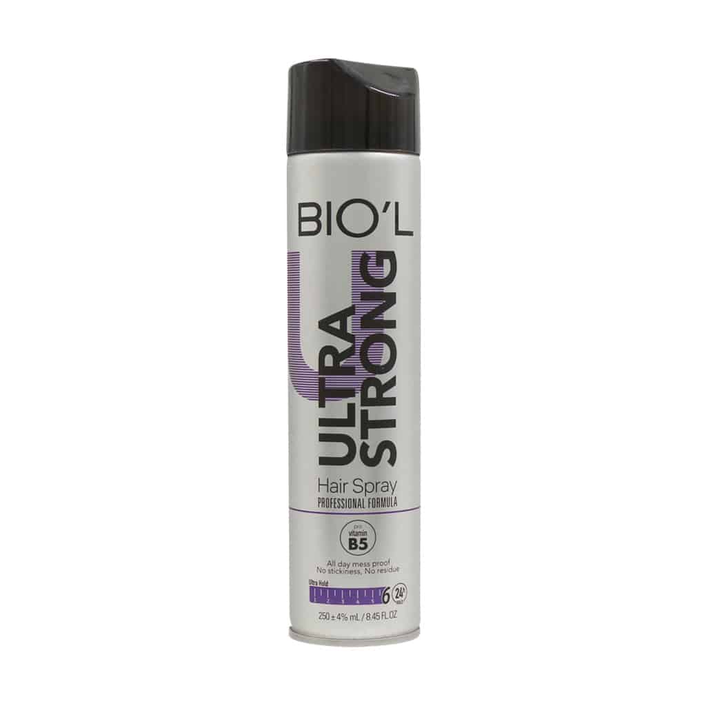 Biol-Ultra-Strong-Hair-Spray-250 اسپری حالت دهنده مو بیول مدل Ultra Strong - Image 1