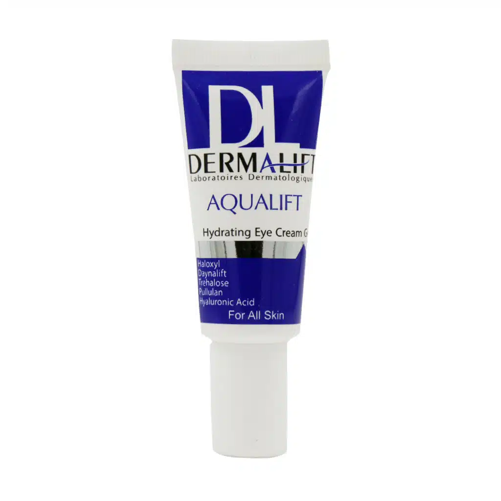 Dermalift-Aqualift-Eye-Cream-Gel-20-Ml.jpg کرم ژل آبرسان دور چشم آکوالیفت درمالیفت 20 میلی لیتر - Image 1