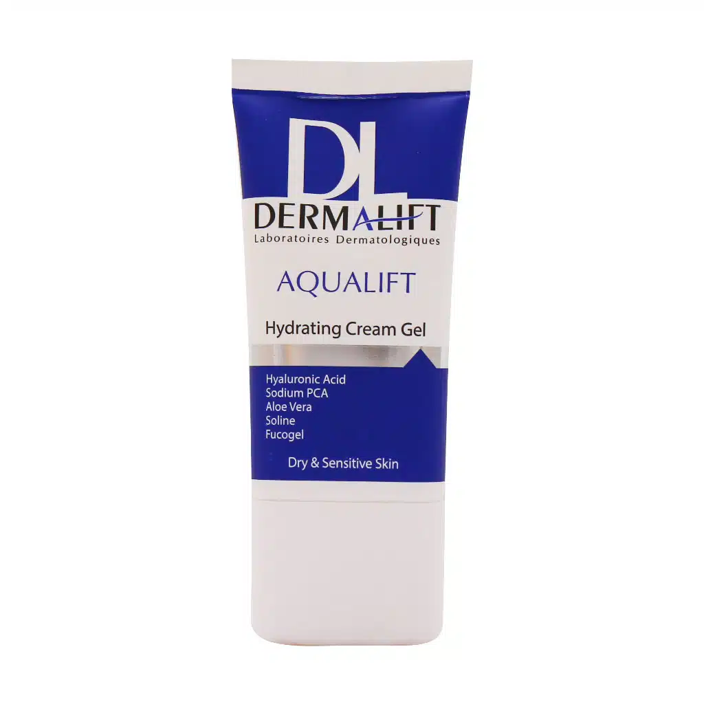 Dermalift-Aqualift-Hydrating-Cream-Gel-50-ml.jpg کرم ژل آبرسان آکوالیفت درمالیفت مناسب پوست خشک و حساس 50 میلی لیتر - Image 1