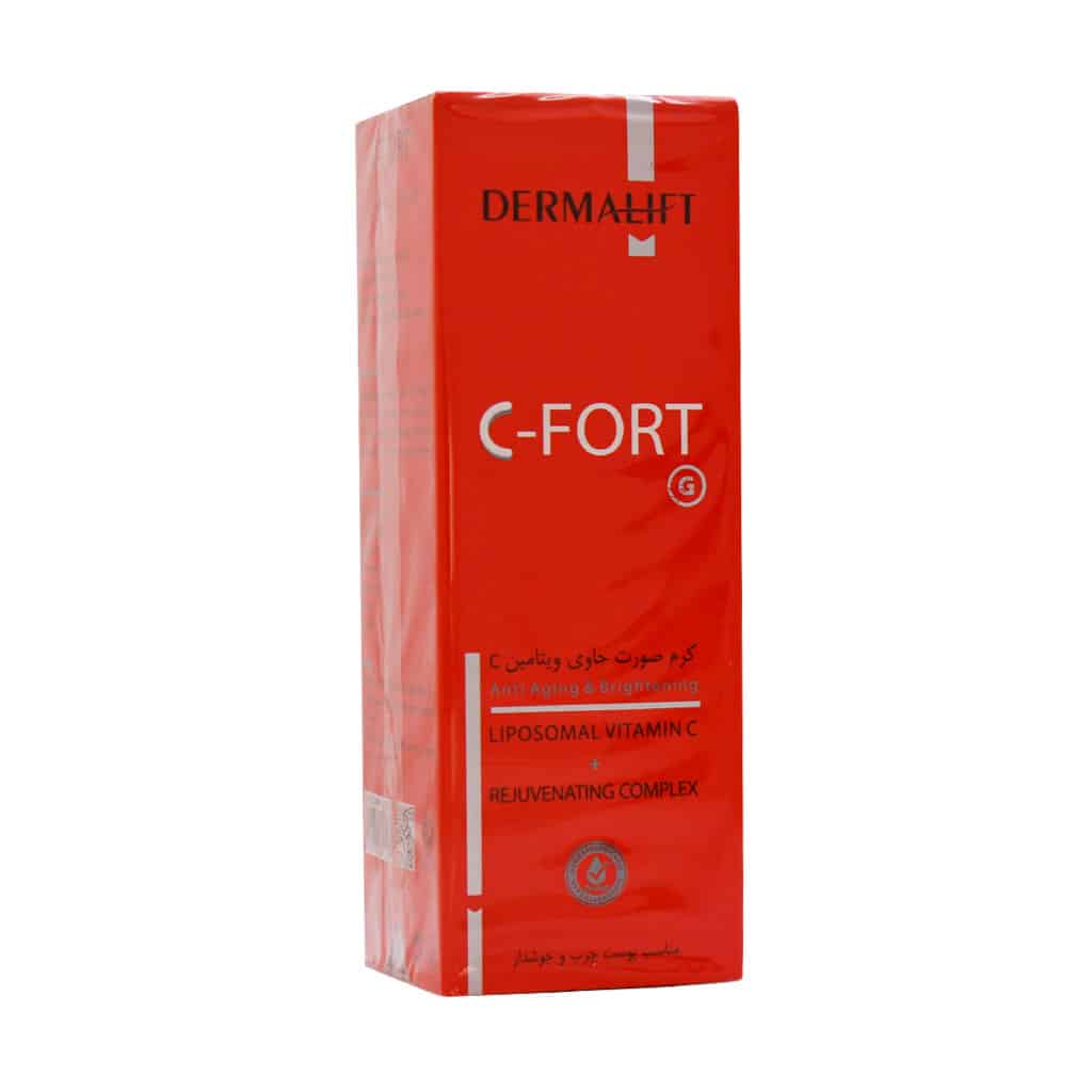 Dermalift-C-Fort-Cream-For-Acne-Prone-And-Greasy-Skin-40-ml کرم صورت سی فورت پوست چرب و جوشدار درمالیفت 40 میلی لیتر - Image 1