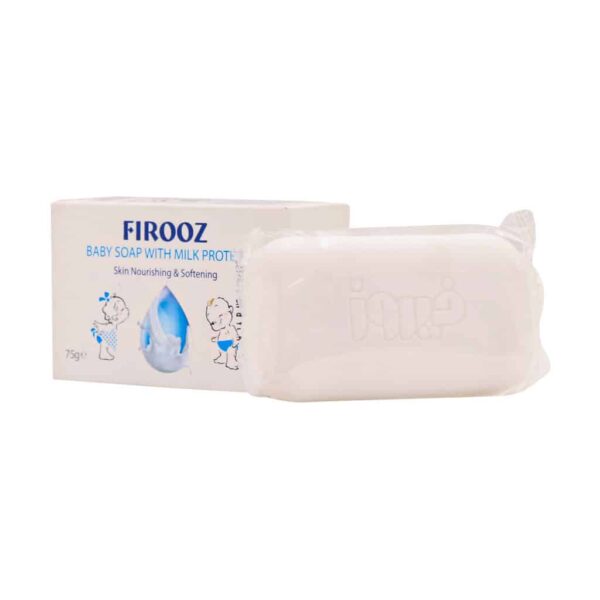 صابون بچه فیروز حاوی پروتئین شیر ۷۵ گرم - Image 2