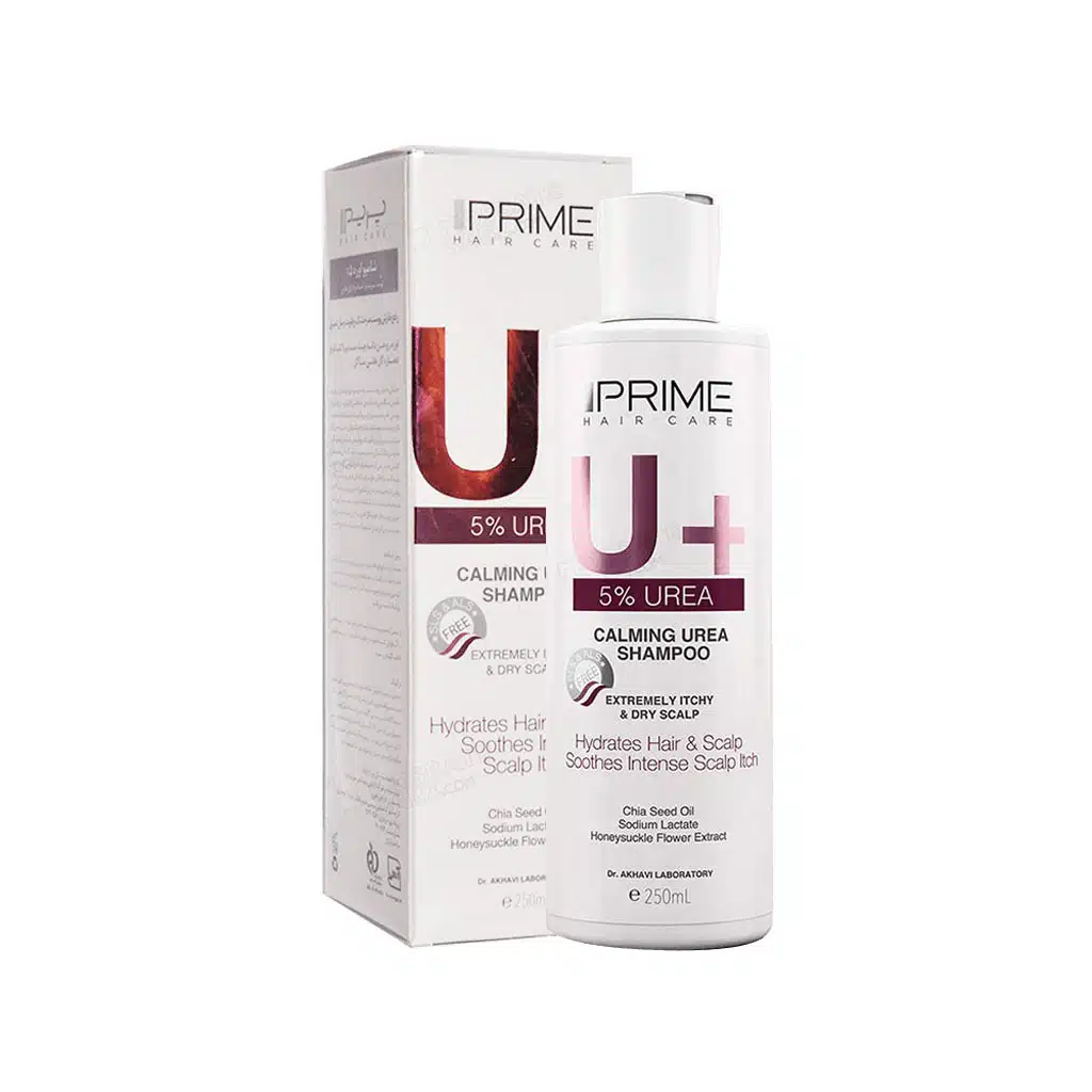 Prime-5-Urea-Calming-Shampoo-250ml.jpg شامپو اوره 5 درصد پرایم ۲۵۰ میلی لیتر - Image 1
