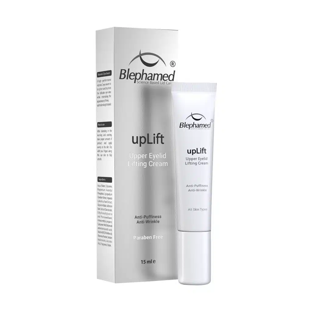 Blephamed-Uplift-Eyelid-Lifter-Cream-۱۵.jpg کرم ضد افتادگی پلک مدل uplift بلفامد 15 میلی لیتر - Image 1