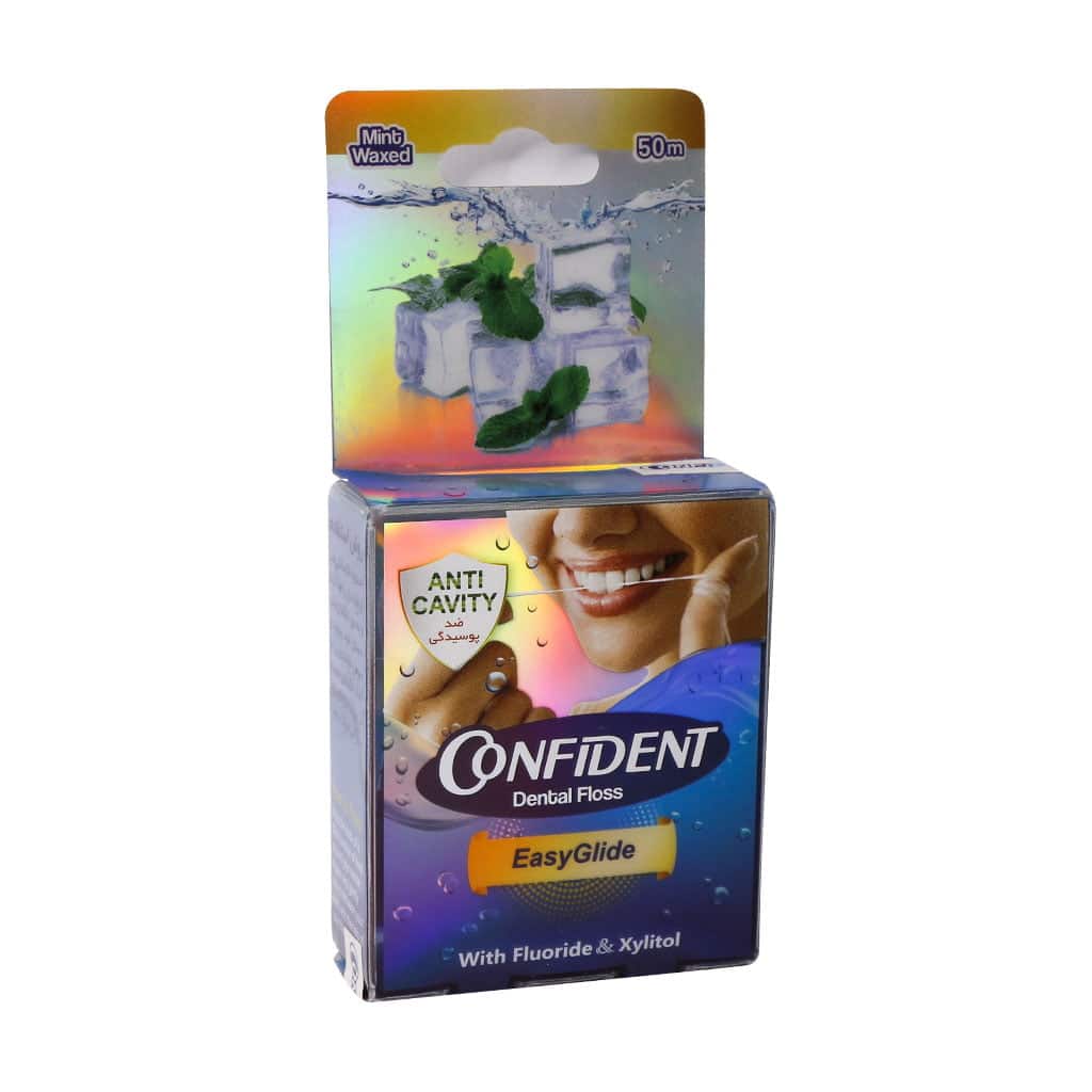 Confident-Easy-Glide-Dental-Floss-50-m نخ دندان مدل Easy Glide کانفیدنت 50 متر - Image 1