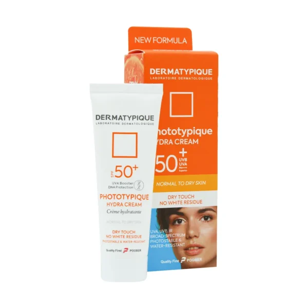 ضد آفتاب بی رنگ پوست خشک SPF50 درماتیپیک 50 میلی لیتر - Image 2