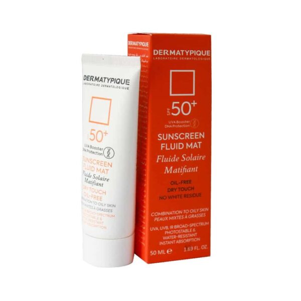 ضد آفتاب فاقد چربی رنگی SPF50+ بژ طبیعی درماتیپیک 50 میلی لیتر - Image 2
