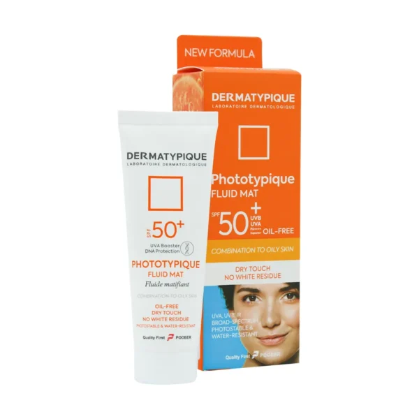 ضد آفتاب فاقد چربی رنگی SPF50+ بژ طبیعی درماتیپیک 50 میلی لیتر - Image 3