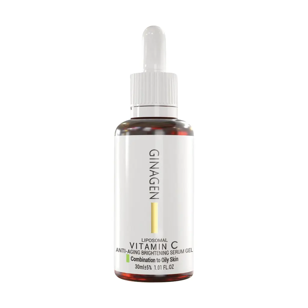Ginagen-Vitamin-C-Serum-Gel-For-Oily-Skin-30-ml ژل سرم ویتامین C پوست چرب ژیناژن 30 میلی لیتر - Image 1