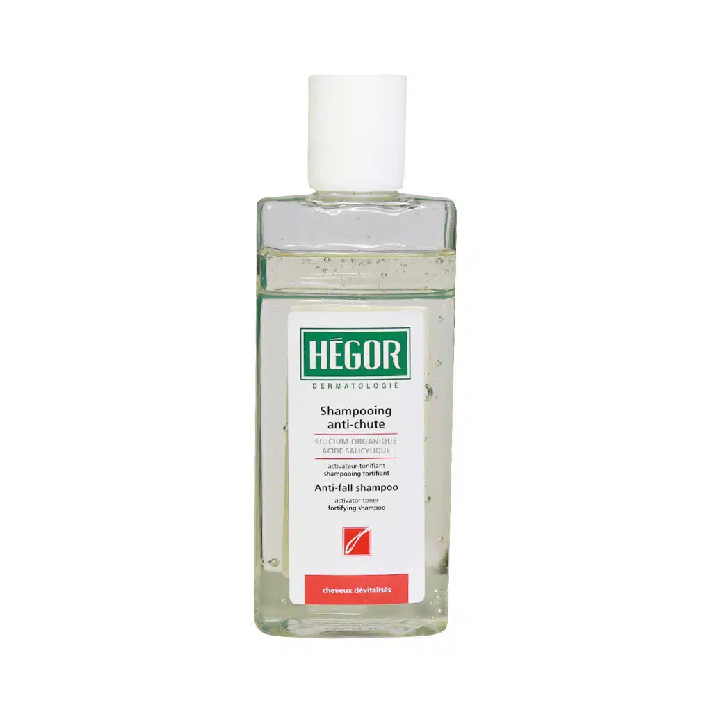 Hegor-Anti-fall-Shampoo-Anti–chute-Shampoo-150-ml.jpg شامپو تقویت کننده و ضد ریزش آنتی شوت هگور مناسب انواع مو ۱۵۰ میلی لیتر - Image 1