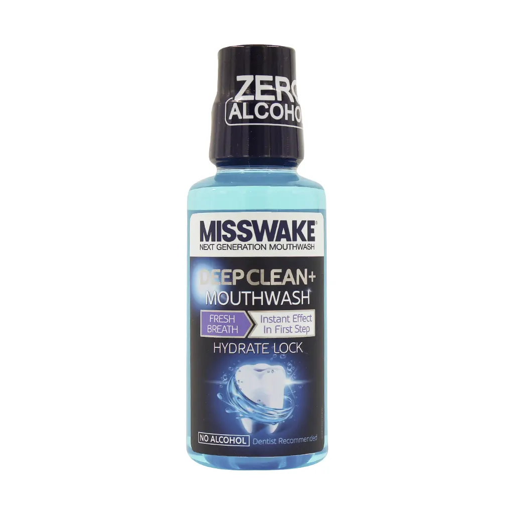 Misswake-Deep-Clean-Mouthwash-400 دهانشویه خوشبو کننده میسویک مدل Deep Clean حجم 400 میلی لیتر - Image 1