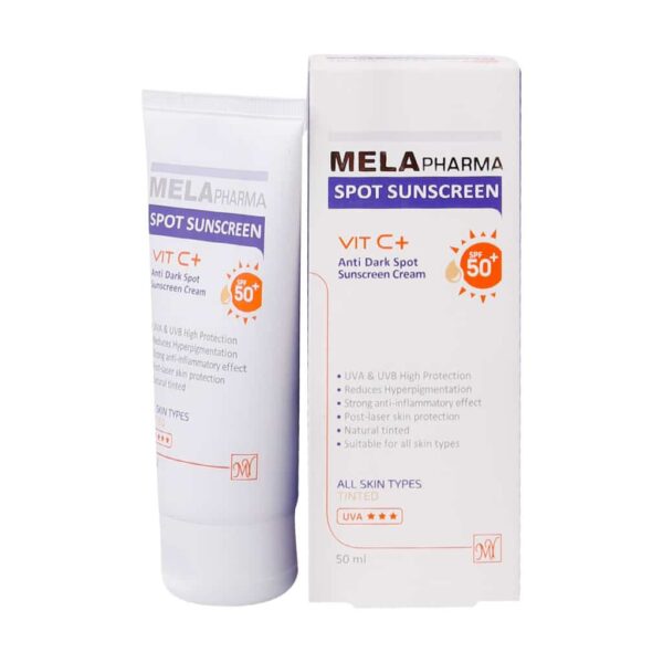کرم ضد آفتاب ضد لک رنگی SPF 50 ملافارما مای فارما 50 میلی لیتر - Image 2