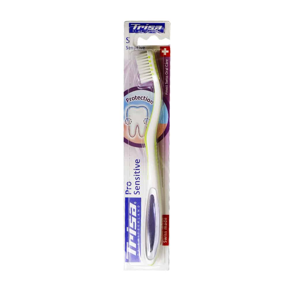 Trisa-Pro-Sensitive-Ultra-Soft-Toothbrush-sabz مسواک بسیار نرم پرو سنسیتیو تریزا - Image 1