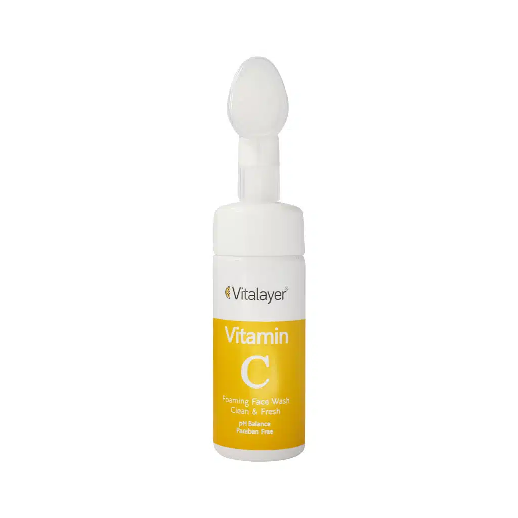Vitalayer-Vitamin-C-Foaming-Face-Was150-ml.jpg فوم شستشوی صورت ویتامین C ویتالیر 150 میلی لیتر - Image 1