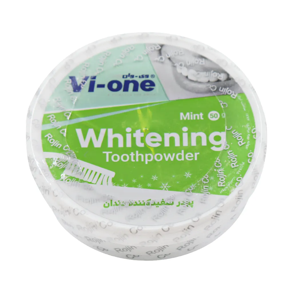 Vi-One-Whitening-Toothpowder-Mint-50-g پودر سفید کننده دندان نعناع وی وان ۵۰ گرم - Image 1
