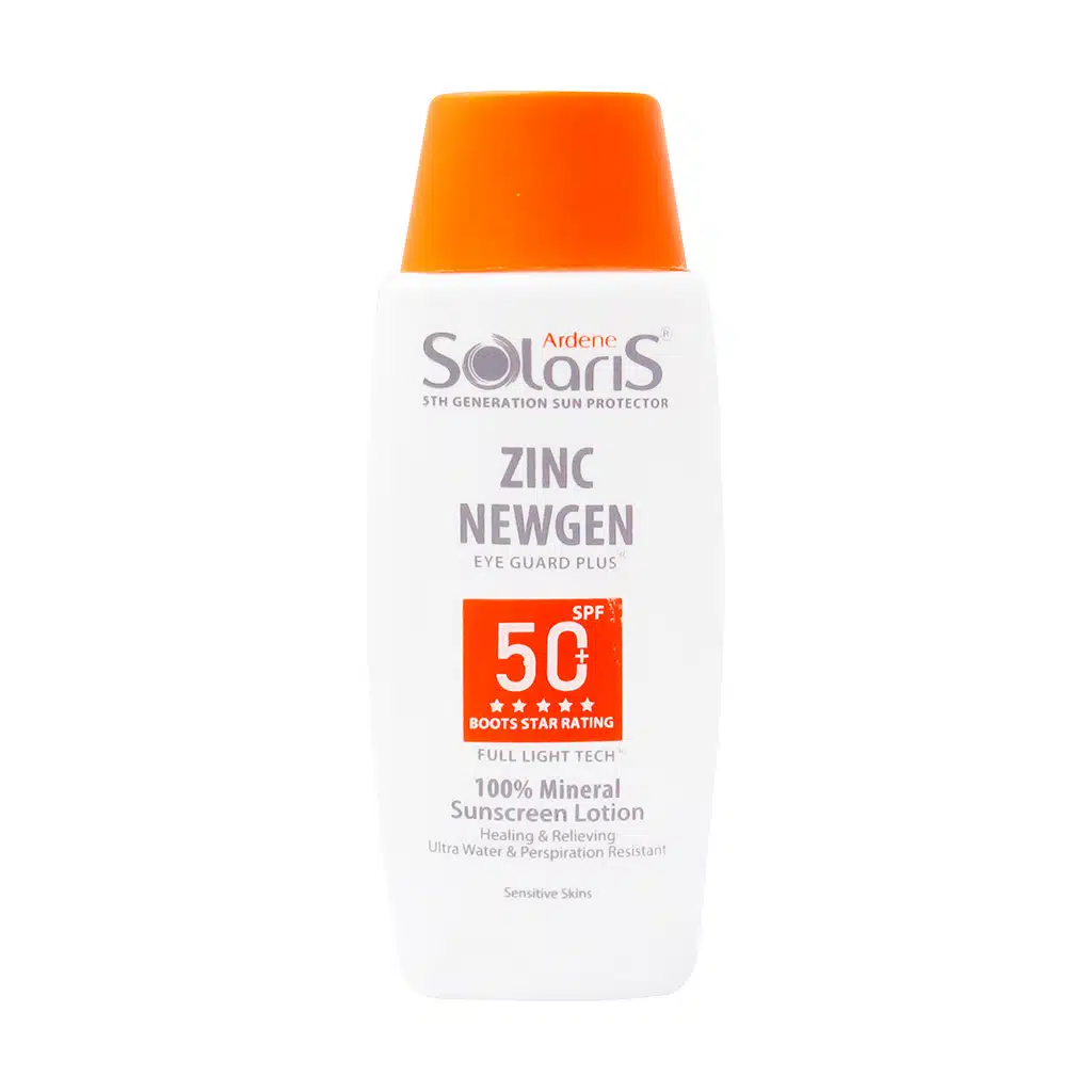 Ardene-Solaris-Sun-Screen-Lotion-Zinc-Nwegen-SPF50-3.jpg لوسیون ضد آفتاب فیزیکال زینک نیوژن SPF50 سولاریس آردن 100 میلی لیتر - Image 1
