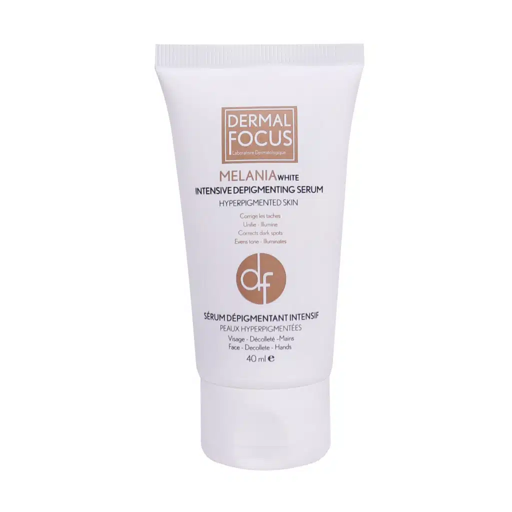 Dermal-Focus-Serum-Melania-White-40ml.jpg سرم ضد لک و روشن کننده ملانیا وایت درمال فوکوس 40 میلی لیتر - Image 1