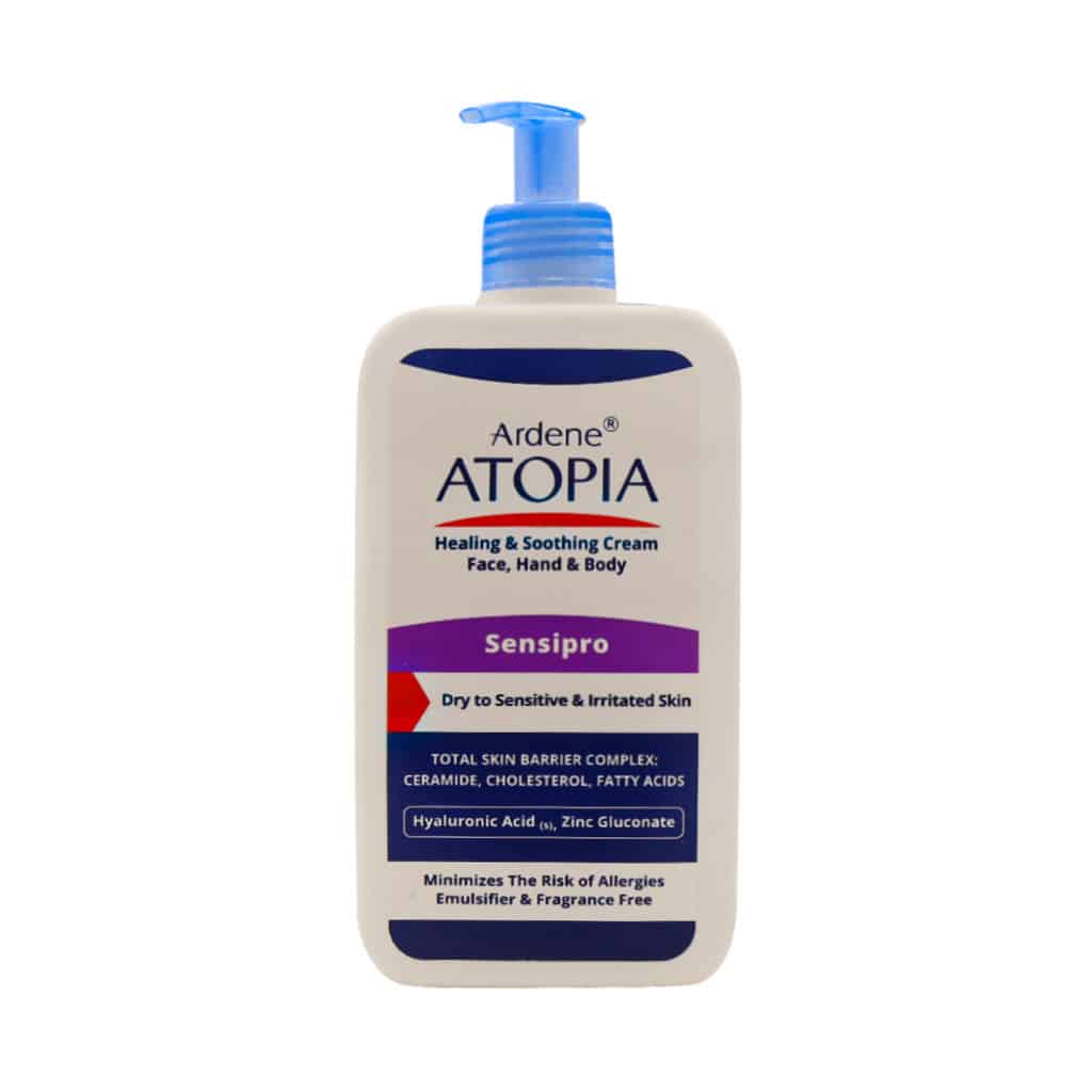Atopia-Ardene-Healing-soothing-cream-body-Dry-to-sensitive-skin-500-ML کرم مرطوب کننده و التیام بخش آتوپیا آردن مناسب پوست های خشک و حساس - Image 1