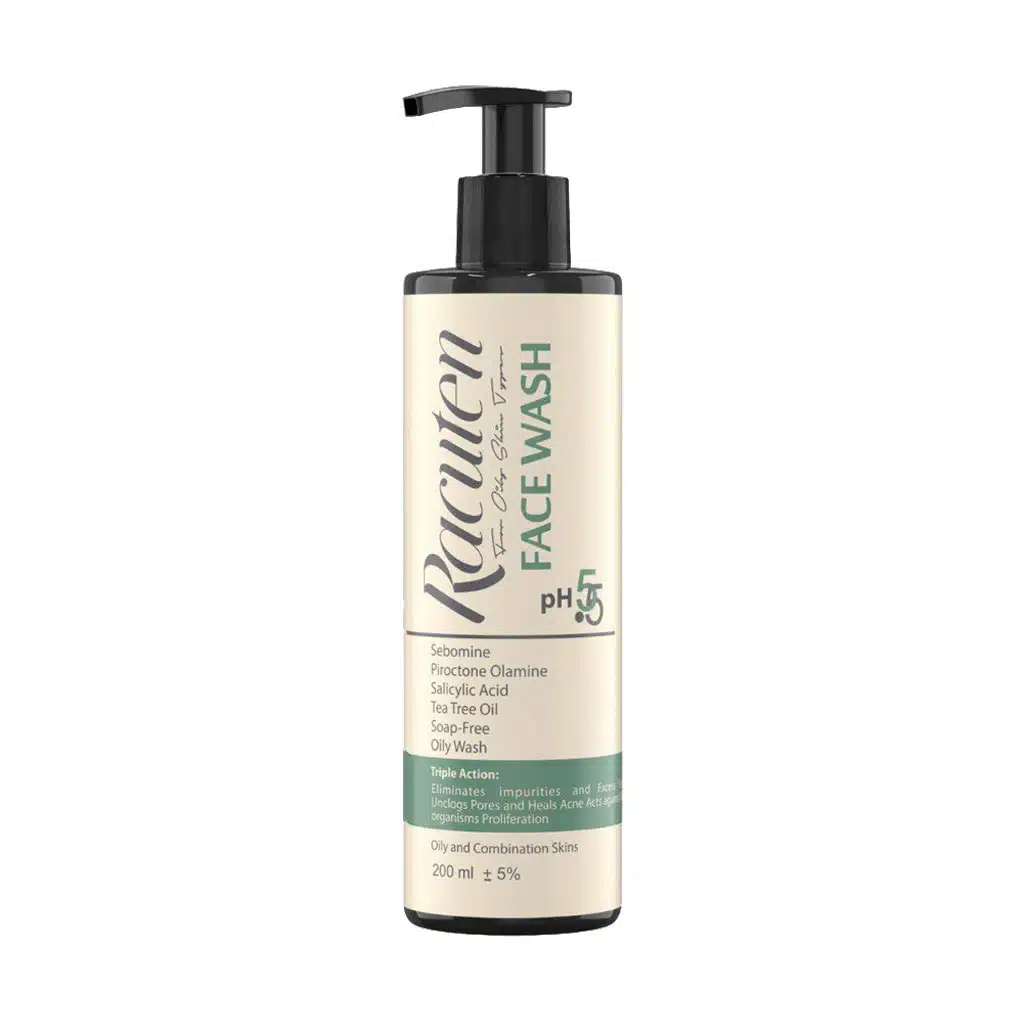 Racuten-Face-Wash-Gel-For-Oily-Skin-200-ml.jpg ژل شستشوی صورت پوست چرب و مختلط راکوتن 200 میلی لیتر - Image 1