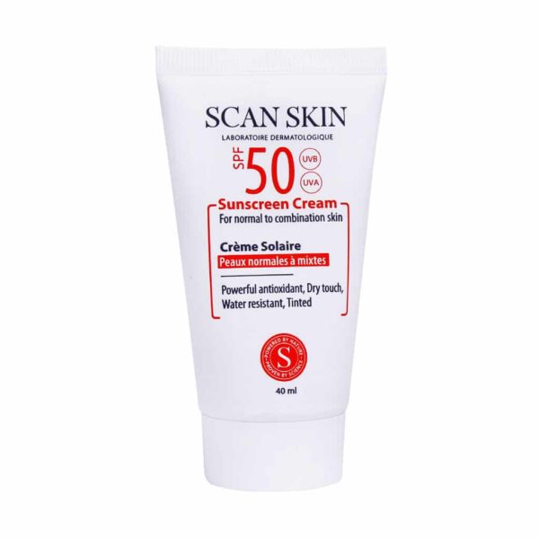 کرم ضد آفتاب SPF50 پوست نرمال تا مختلط اسکن اسکین 40 میلی لیتر - Image 2