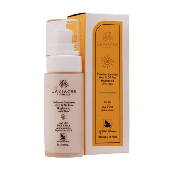 کرم ضد آفتاب مات SPF50 بر پایه آب لاویاچه مناسب پوست چرب و مختلط 50 میلی لیتر - Image 2
