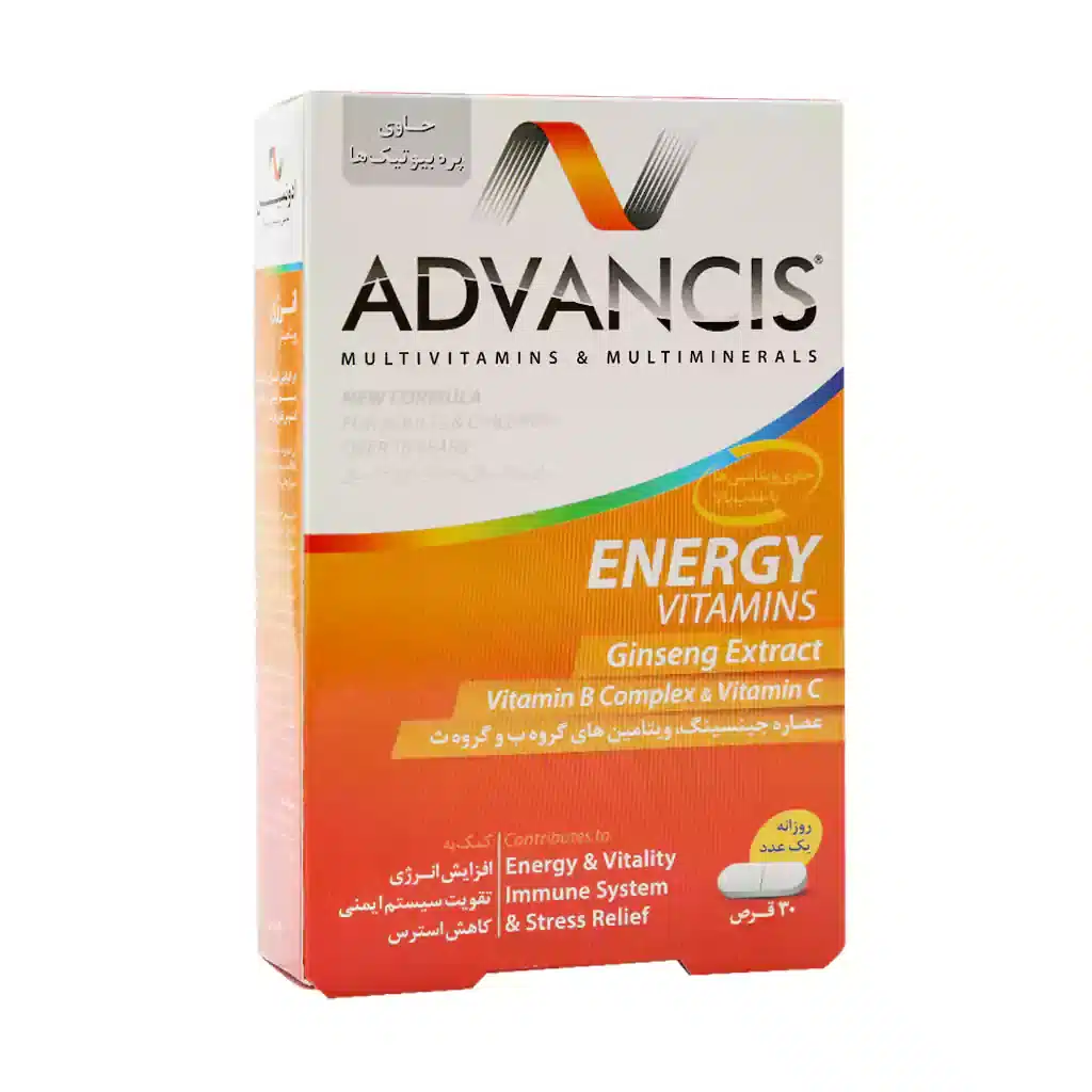 Advancis-Multivitamins-and-Multiminerals-30-Tabs (1) قرص ادونسیس مولتی ویتامین 30 عددی - Image 1